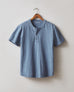 Men's Broken-In Premium Slub Henley Tee - Washed Denim